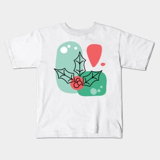 Abstract Holly Kids T-Shirt